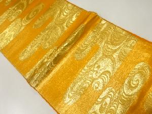 アンティーク　観世水模様織出し袋帯（材料）